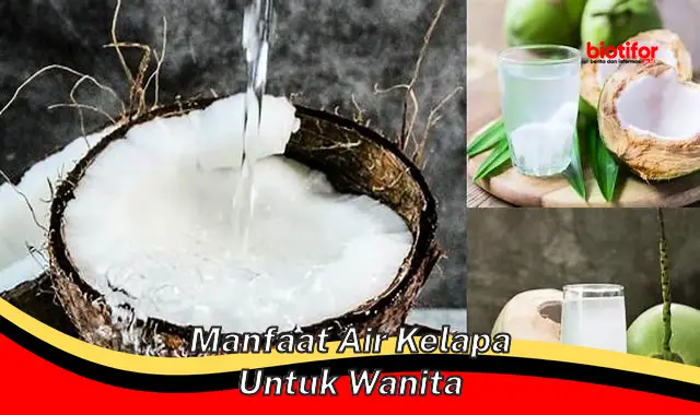 manfaat air kelapa untuk wanita