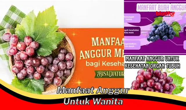 manfaat anggur untuk wanita