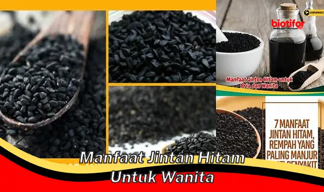 manfaat jintan hitam untuk wanita