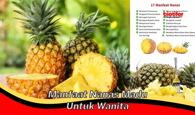 manfaat nanas madu untuk wanita