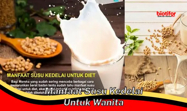 manfaat susu kedelai untuk wanita