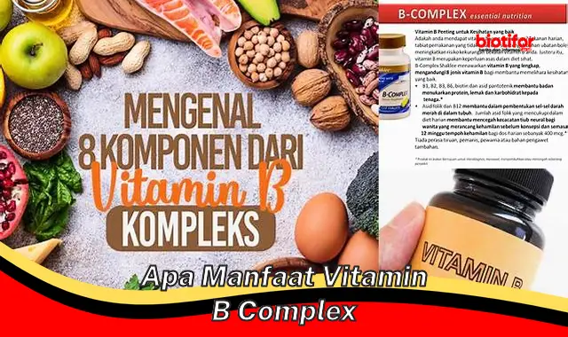 apa manfaat vitamin b complex