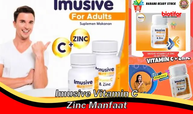imusive vitamin c zinc manfaat