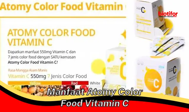 Temukan Manfaat Atomy Color Food Vitamin C Yang Perlu Diketahui