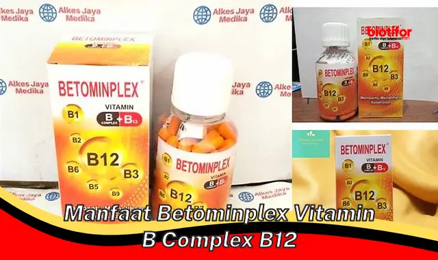 manfaat betominplex vitamin b complex b12