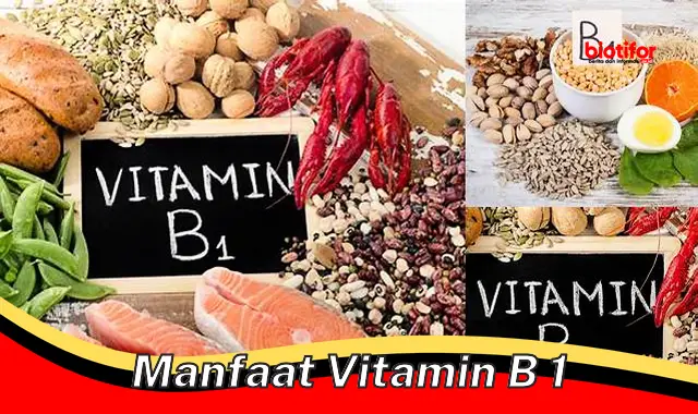 Temukan Manfaat Vitamin B1 yang Tak Terduga