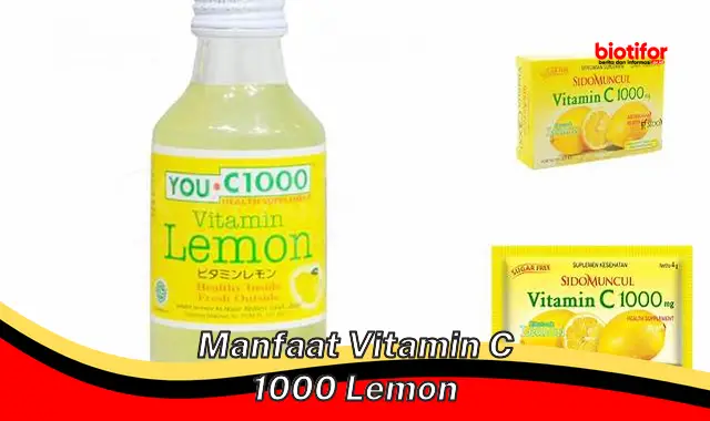 manfaat vitamin c 1000 lemon