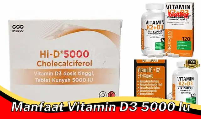 manfaat vitamin d3 5000 iu