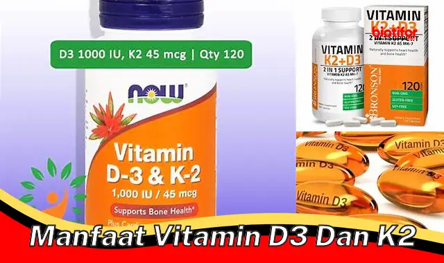 manfaat vitamin d3 dan k2