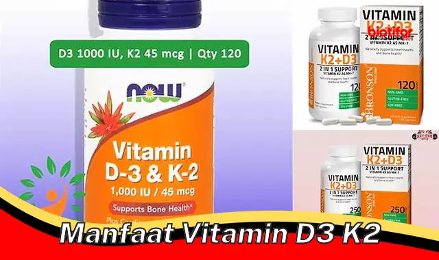 manfaat vitamin d3 k2