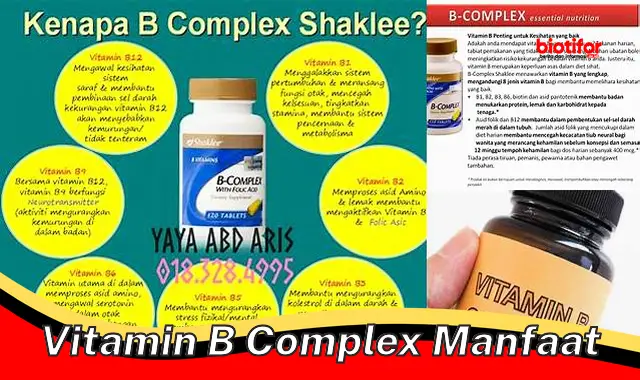 vitamin b complex manfaat