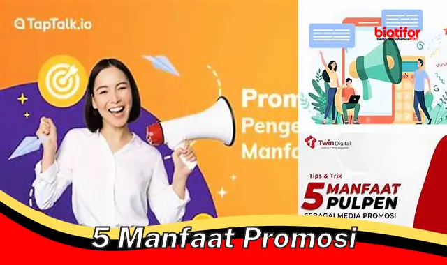 5 manfaat promosi