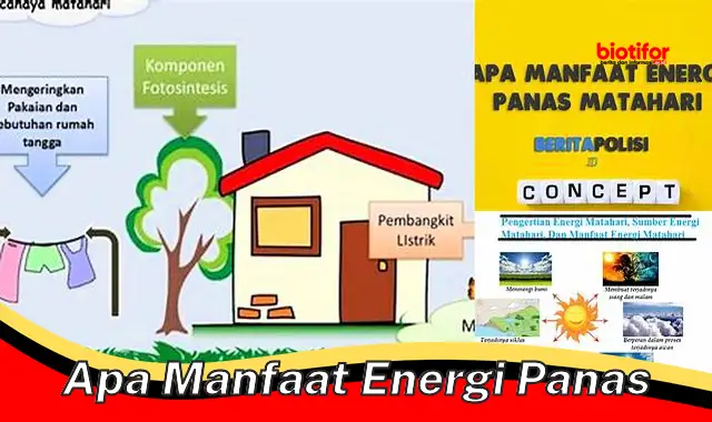 Ungkap Manfaat Energi Panas yang Patut Anda Ketahui