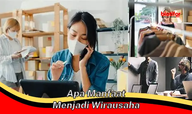 apa manfaat menjadi wirausaha