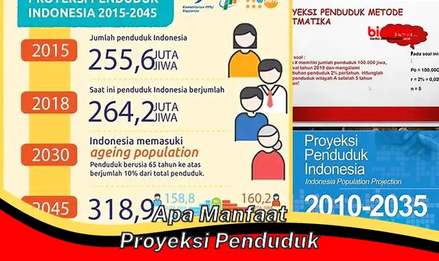 apa manfaat proyeksi penduduk