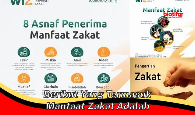 berikut yang termasuk manfaat zakat adalah