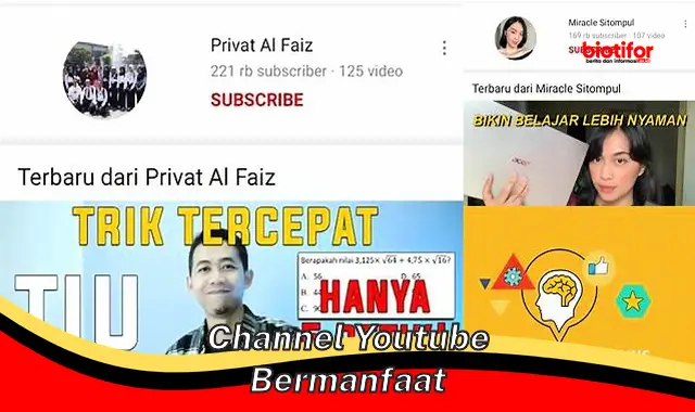 channel youtube bermanfaat