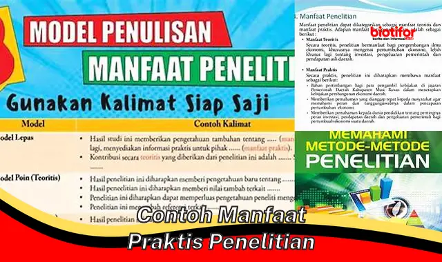 contoh manfaat praktis penelitian