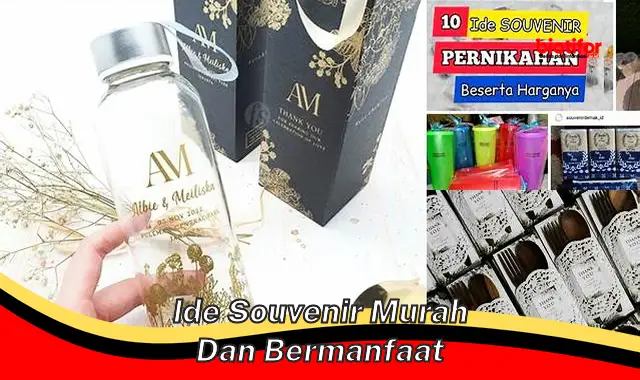 ide souvenir murah dan bermanfaat