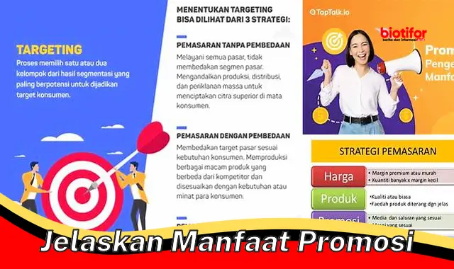 jelaskan manfaat promosi