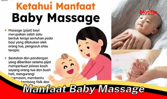 manfaat baby massage