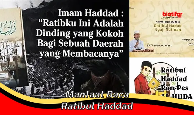 manfaat baca ratibul haddad