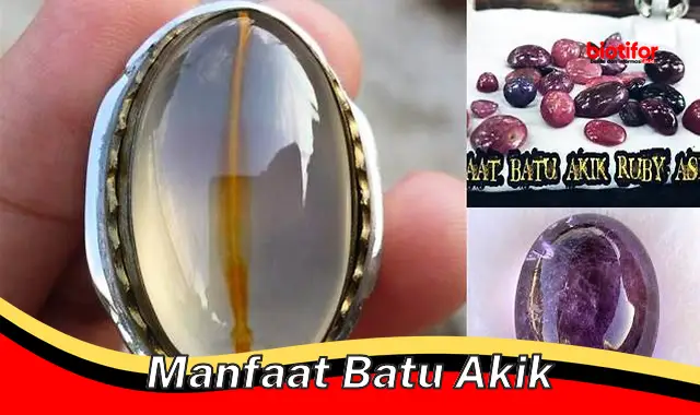 manfaat batu akik