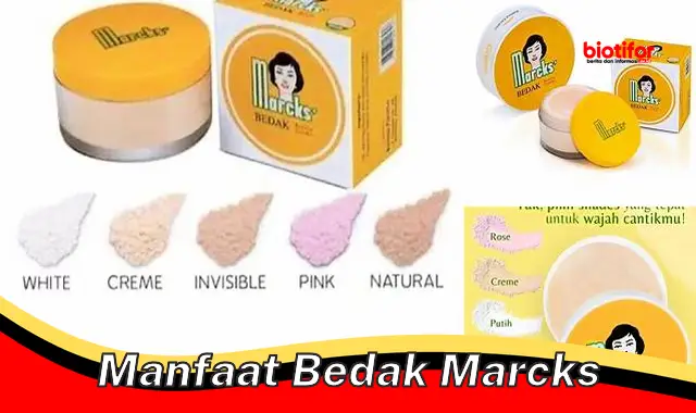 Temukan Manfaat Bedak Marcks yang Jarang Diketahui