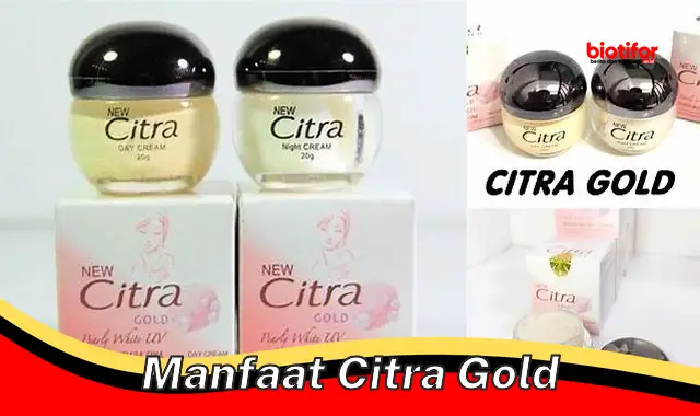 manfaat citra gold