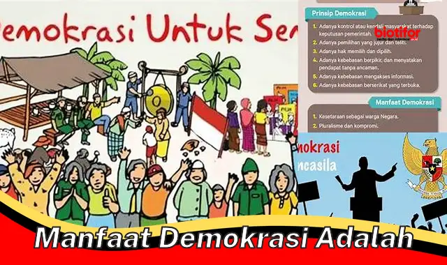 manfaat demokrasi adalah