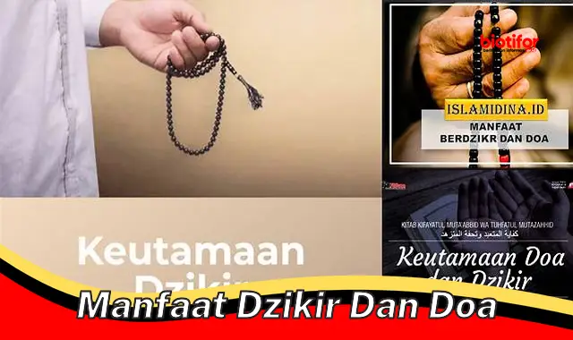 manfaat dzikir dan doa