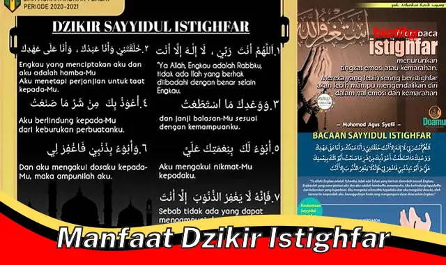 manfaat dzikir istighfar