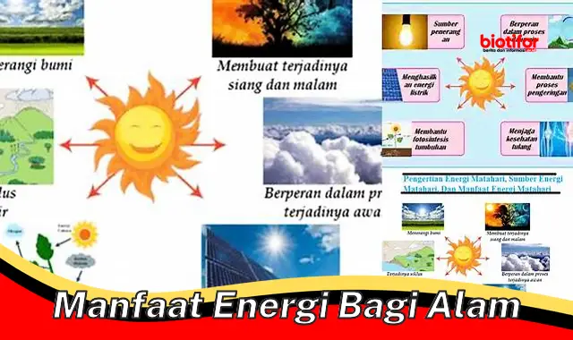 manfaat energi bagi alam