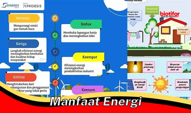 manfaat energi