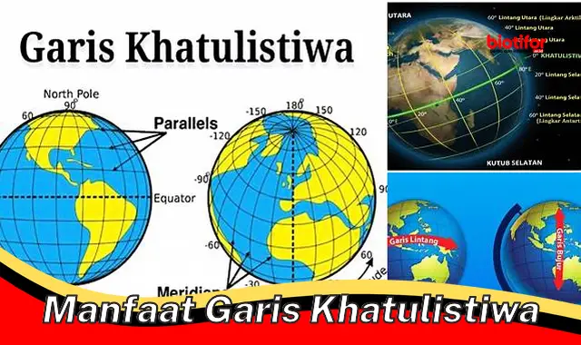 manfaat garis khatulistiwa