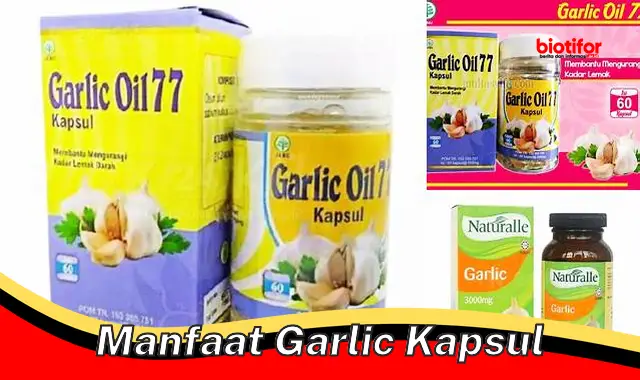 manfaat garlic kapsul