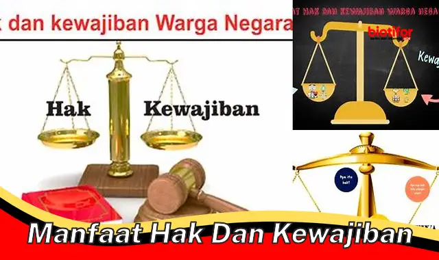 Temukan Manfaat Hak dan Kewajiban yang Jarang Diketahui