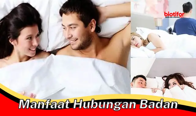 manfaat hubungan badan