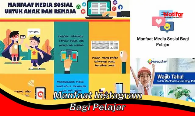 manfaat instagram bagi pelajar