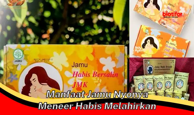 Ungkap Manfaat Ramuan Ibu Jamu Nyonya Setelah Melahirkan Yang Perlu Anda Ketahui