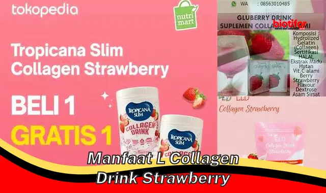 manfaat l collagen drink strawberry