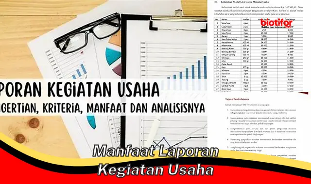 Temukan Manfaat Laporan Kegiatan Usaha yang Belum Diketahui