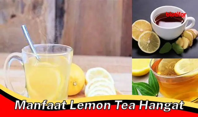 manfaat lemon tea hangat