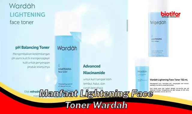 Temukan Khasiat Lightening Face Toner Wardah yang Jarang Diketahui