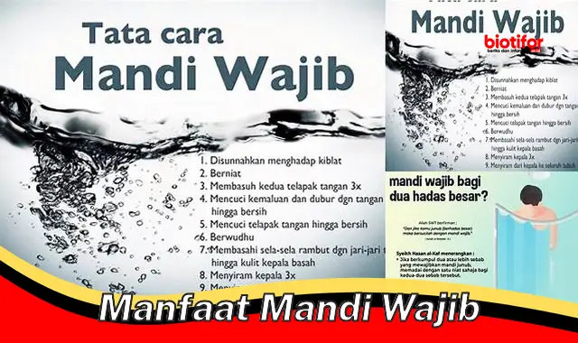 manfaat mandi wajib