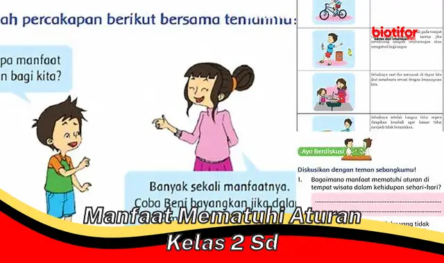 manfaat mematuhi aturan kelas 2 sd