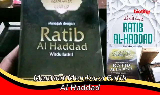 manfaat membaca ratib al haddad