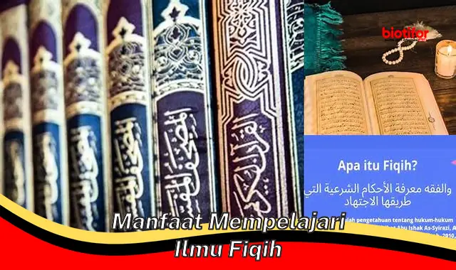 manfaat mempelajari ilmu fiqih