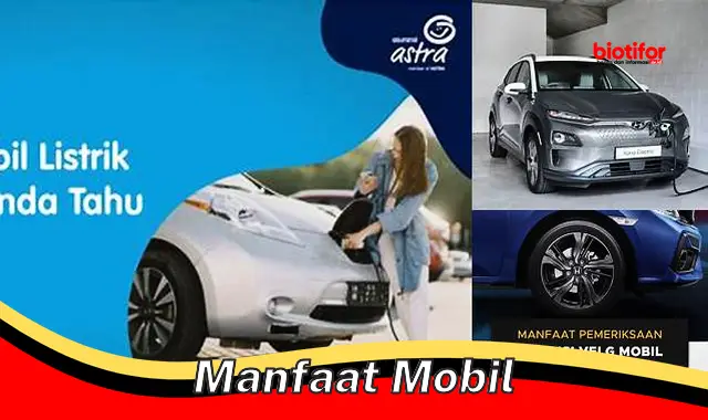 manfaat mobil