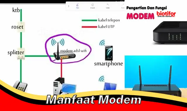 Temukan Manfaat Modem yang Jarang Diketahui